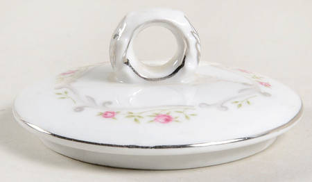 Rose Bud Lid for Sugar Bowl