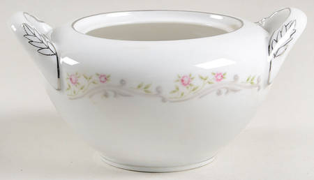 Rose Bud Sugar Bowl No Lid