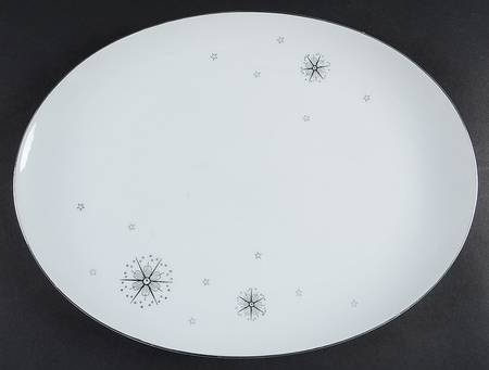 Stardust 14" Oval Serving Platter