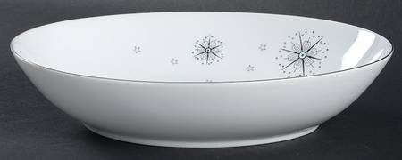 Stardust 10" Oval Vegetable Bowl