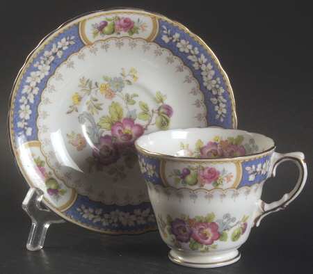 Evesham Footed Cup & Saucer Set