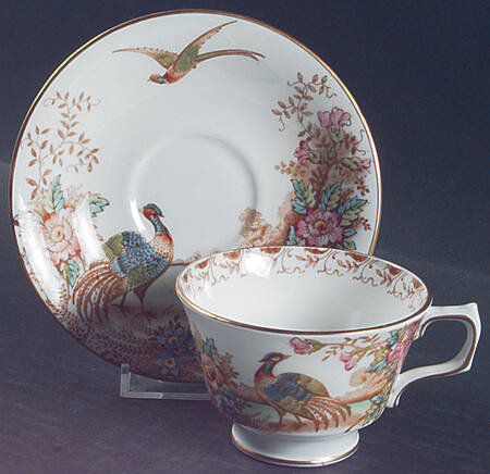 Exotic Footed Cup & Saucer Set