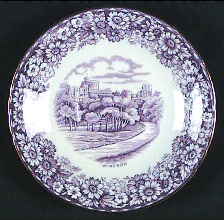 Historical Britain Mulberry Saucer