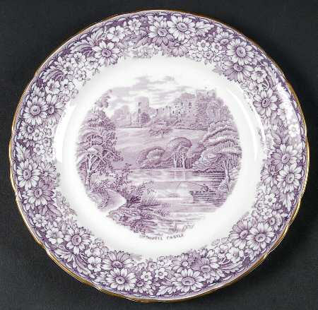 Historical Britain Mulberry Bread & Butter Plate