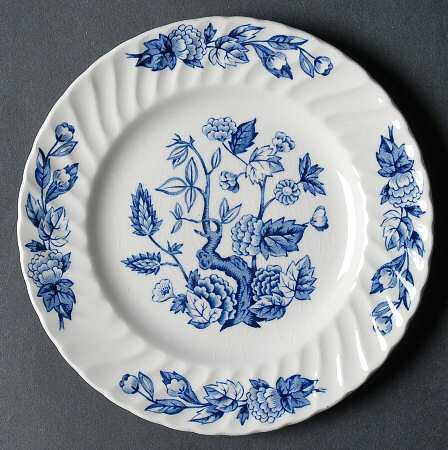 Indian Tree Blue Bread & Butter Plate