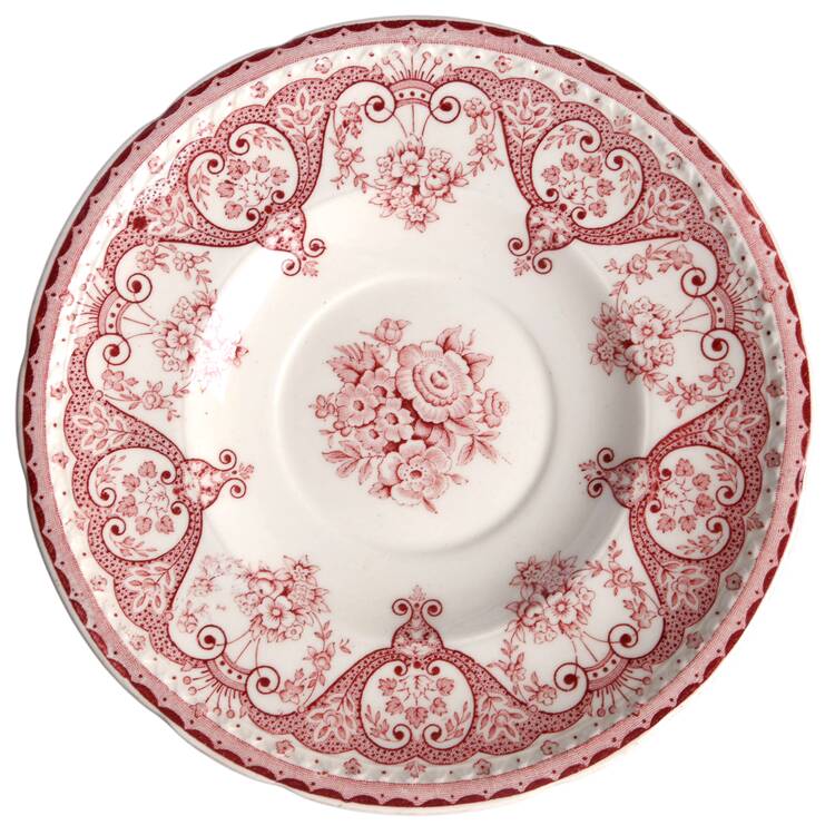 Kent Pink Saucer by Swinnertons