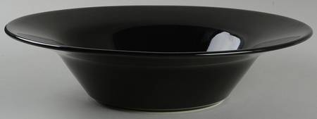 Black 10" Round Vegetable Bowl