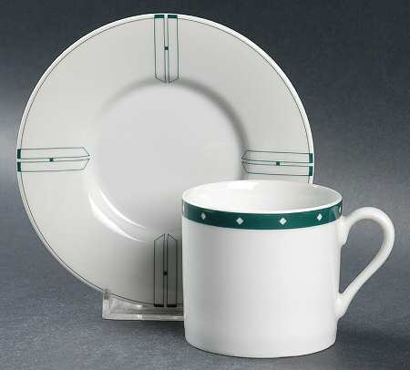 Chicago Flat Demitasse Cup & Saucer Set