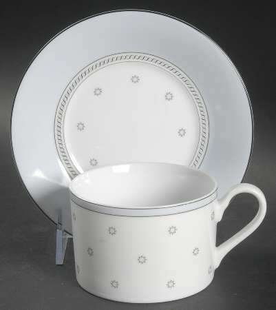 Corinth Flat Cup & Saucer Set