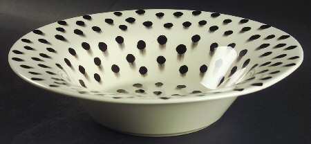 Dots 10" Round Vegetable Bowl