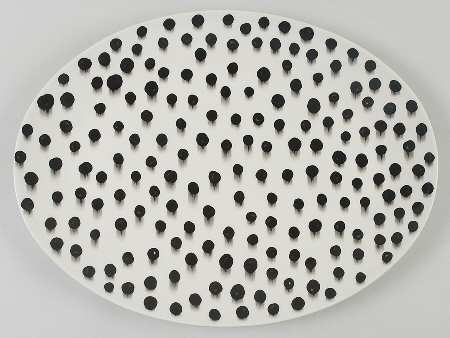 Dots 14" Oval Serving Platter