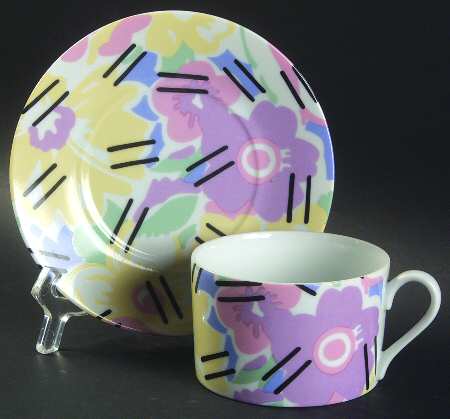 Grandmother Flat Cup & Saucer Set