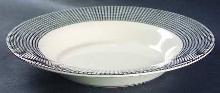 Graph Black 9" Soup/Pasta Bowl