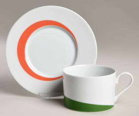 Moon Flat Cup & Saucer Set
