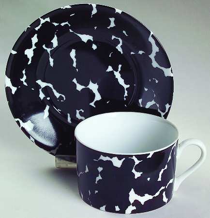 Notebook Flat Cup & Saucer Set