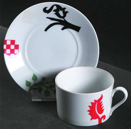 Renaissance Flat Cup & Saucer Set