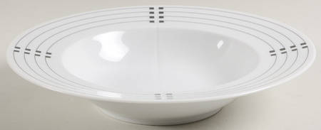 Signature Black Large Rim Soup Bowl