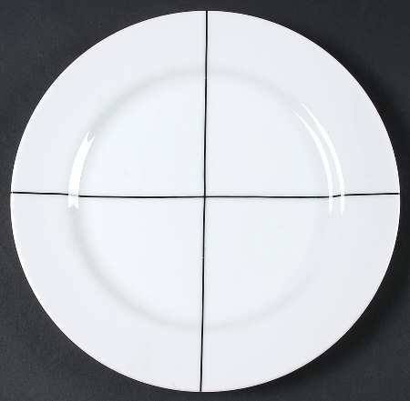 Signature Black Salad Plate
