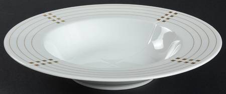 Signature Gold Large Rim Soup Bowl