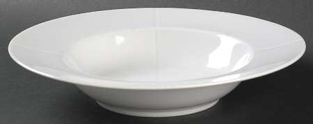 Signature White Large Rim Soup Bowl