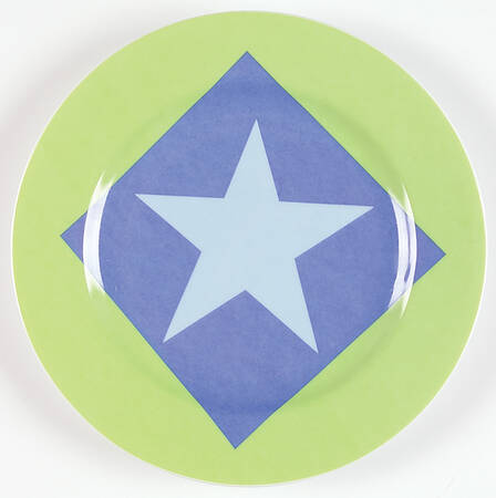 Stars Salad Plate