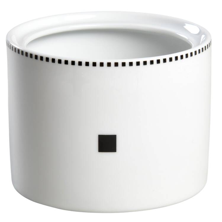 Tuxedo Black Sugar Bowl No Lid