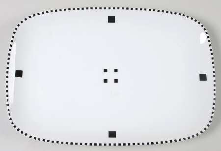 Tuxedo Black 11" Rectangular Serving Platter