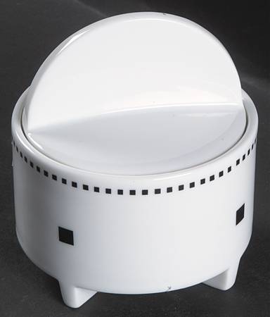 Tuxedo Black Sugar Bowl & Lid