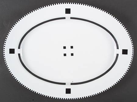 Tuxedo Black 16" Oval Serving Platter