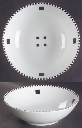 Tuxedo Black Coupe Cereal Bowl