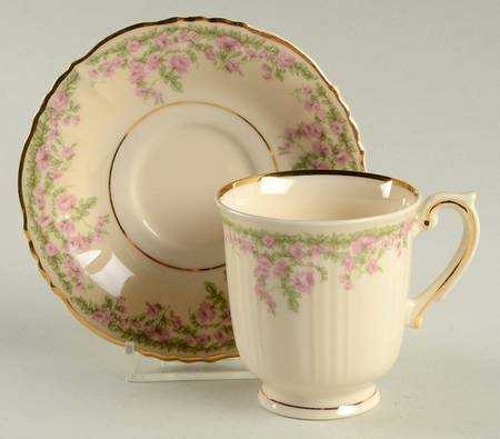 Allendale Footed Demitasse Cup & Saucer Set