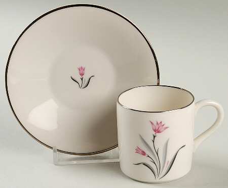 Alpine Flat Demitasse Cup & Saucer Set