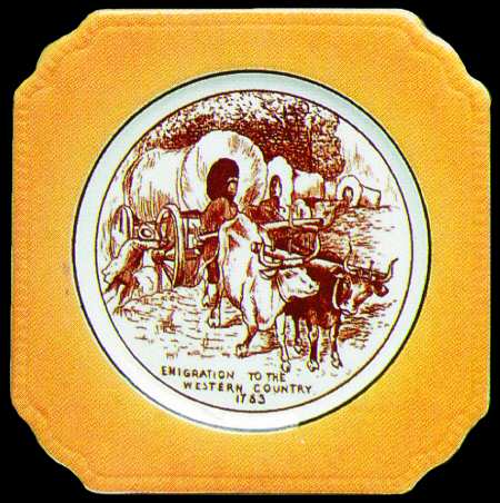 American History Salad Plate