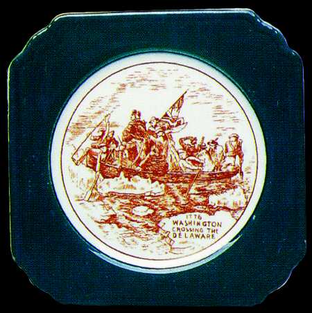 American History Salad Plate