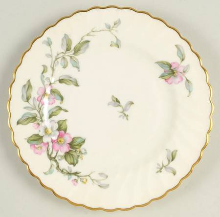 Apple Blossom Bread & Butter Plate