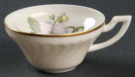 Apple Blossom Flat Demitasse Cup