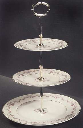 Arcadia 13 7/8"-14 1/4" 3-Tiered Serving Tray(DP,SP,BB) HC