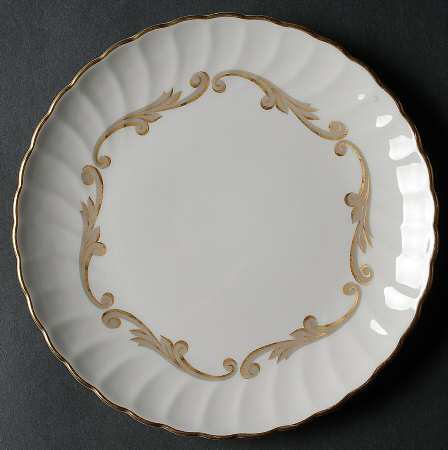 Baroque Gray Saucer for Cream Soup Bowl