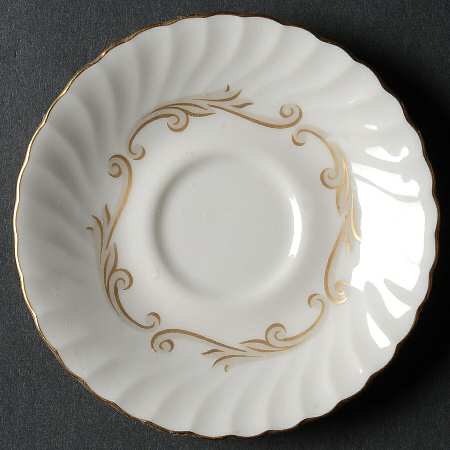 Baroque Gray Saucer for Demitasse Cup by Syracuse