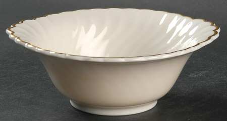 Baroque Gray Lugged Cereal Bowl