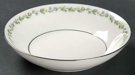 Belcanto (Platinum Trim) Fruit/Dessert (Sauce) Bowl by Syracuse