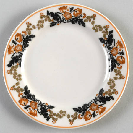 Berkshire (Orange Flowers) Bread & Butter Plate
