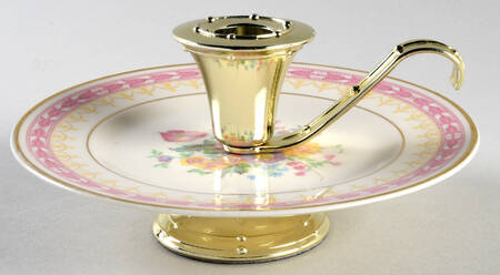 Betsy Ross Pink 3"- 3 1/4" Candleholder (BB) HC