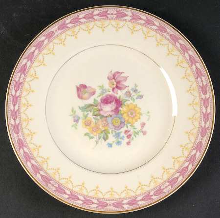Betsy Ross Pink Luncheon Plate