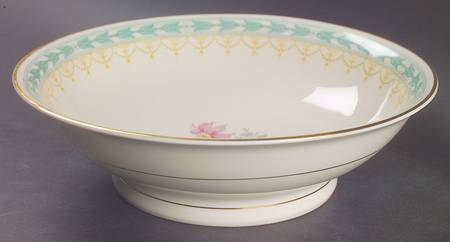 Betsy Ross Turquoise 9" Round Vegetable Bowl