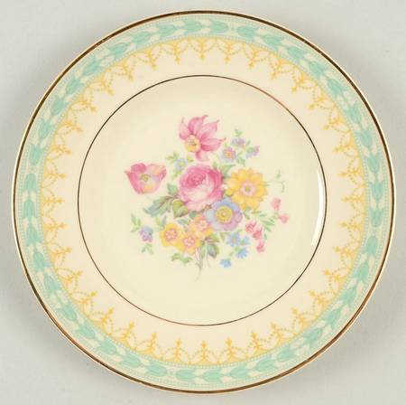 Betsy Ross Turquoise Dessert/Pie Plate