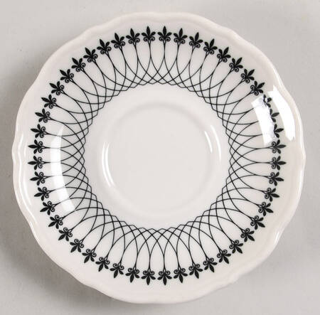 Black Lace Saucer