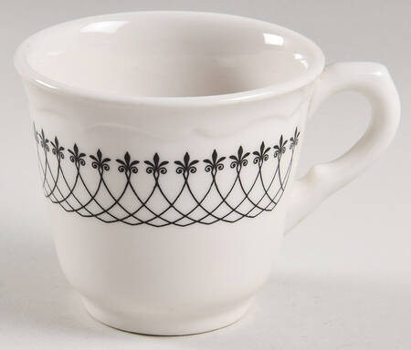 Black Lace Flat Cup