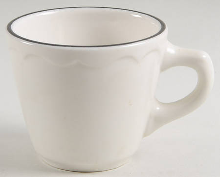 Black Platinum Flat Cup