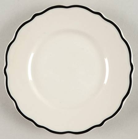 Black Platinum Bread & Butter Plate